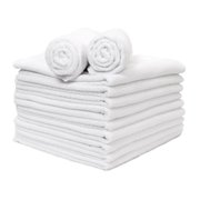 MONARCH Microfiber Hand Towels 15 x 24 White , 12PK M915210W